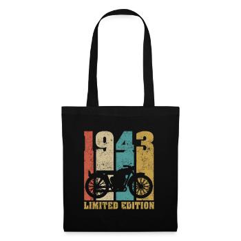 Vintage Moto 1943 Rétro Cadeau D'anniversaire - Sac en tissu - noir - Devant
