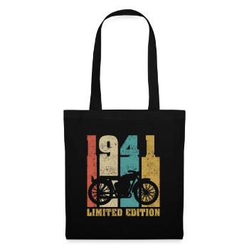 Vintage Moto 1941 Rétro Cadeau D'anniversaire - Sac en tissu - noir - Devant