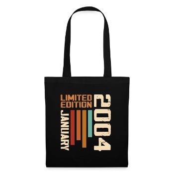 January 2004 - 2004 January Birthday Gift - Tote Bag - black - Front