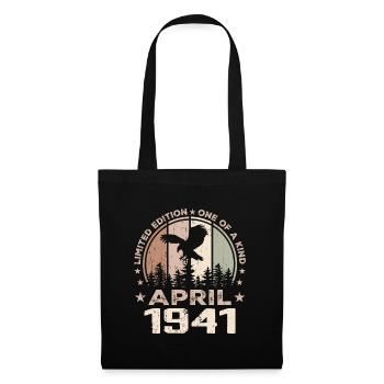 Incomparable depuis avril 1941, 83e Anniversaire - Sac en tissu - noir - Devant