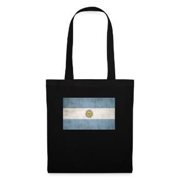 Argentinien - Stoffbeutel - Schwarz - Vorne