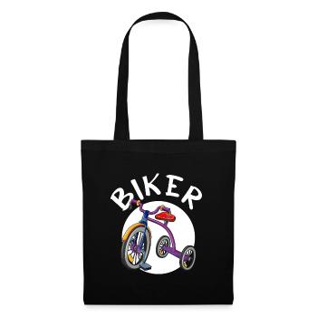 Vélo Vélo Chaîne de vélo Motard à trois roues - Sac en tissu - noir - Devant