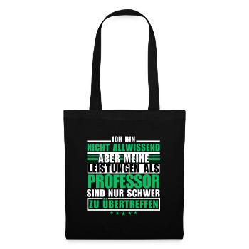 Unsurpassed performance as a professor - Tote Bag - black - Front