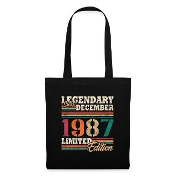 Légendaire Décembre 1987 édition limitée - Sac en tissu - noir - Devant