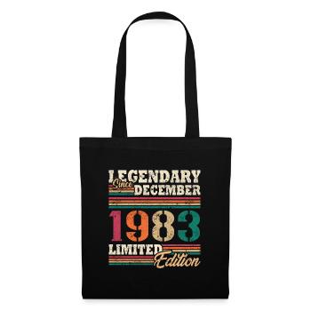 Légendaire Décembre 1983 édition limitée - Sac en tissu - noir - Devant