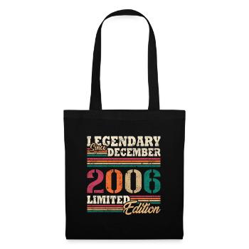 Légendaire Décembre 2006 édition limitée - Sac en tissu - noir - Devant