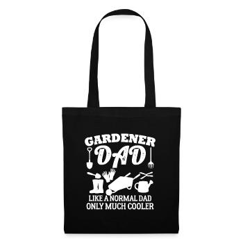 gardener father like a normal father only a lot - Tote Bag - black - Front