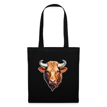 Bull - Tote Bag - black - Front