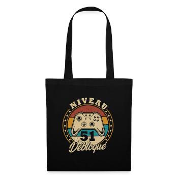 Niveau 51 débloque - Sac en tissu - noir - Devant