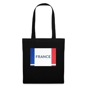 France - Sac en tissu - noir - Devant
