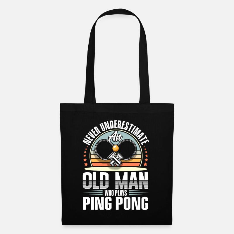 Ping-pong - Sac en tissu - noir