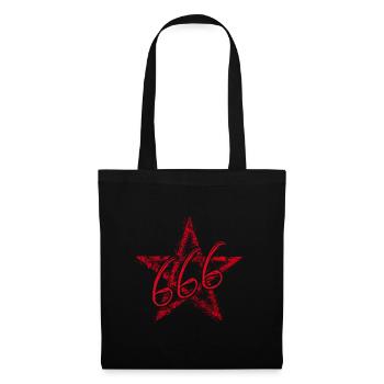 Pentagram 666 - Tote Bag - black - Front