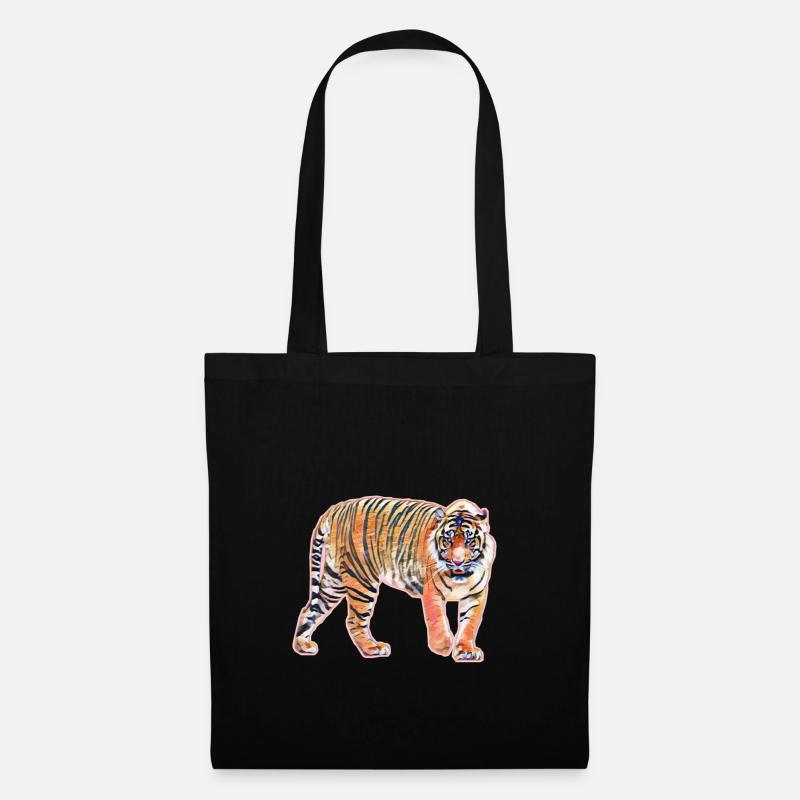 Tiger - Stoffbeutel - Schwarz