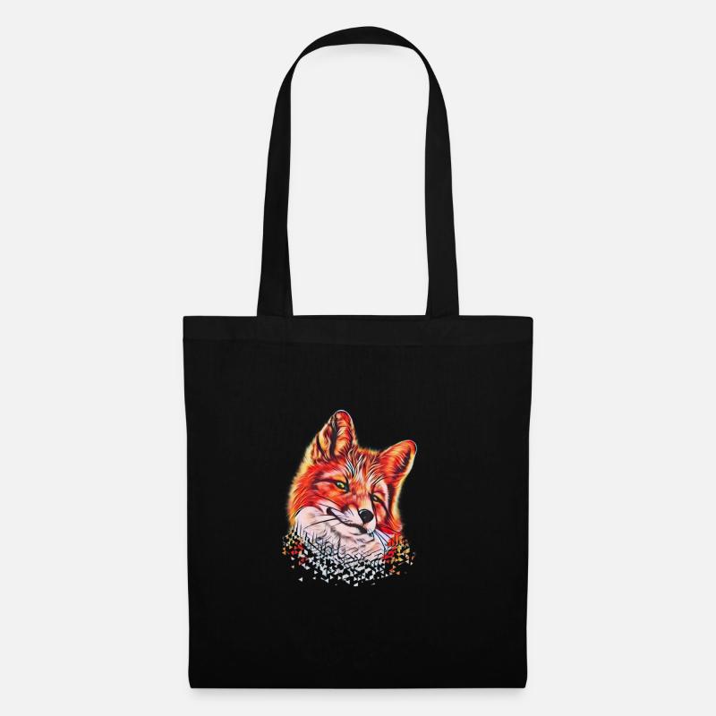 Fox - Tote Bag - black