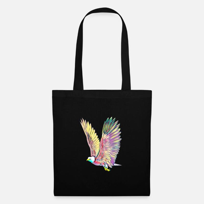Adler - Stoffbeutel - Schwarz