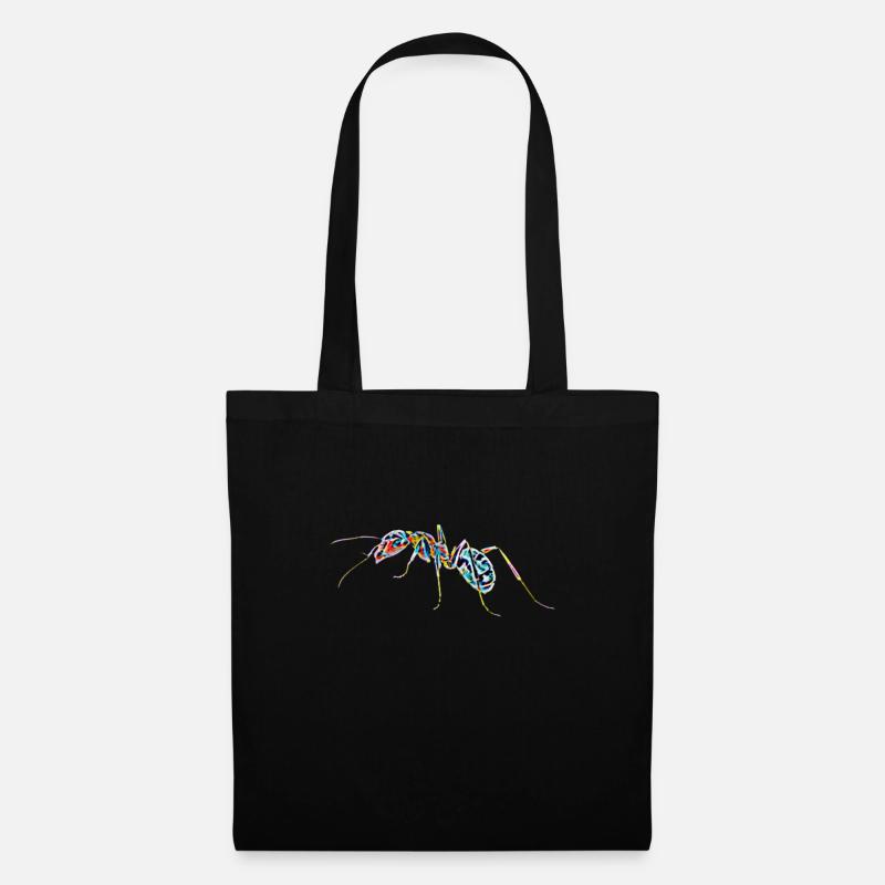 fourmi - Sac en tissu - noir
