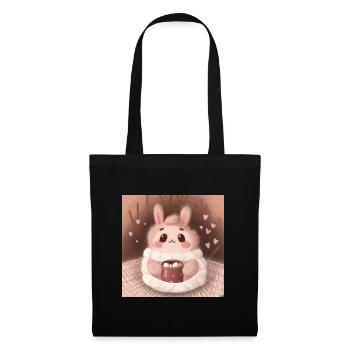 Fluffy animal - Tote Bag - black - Front