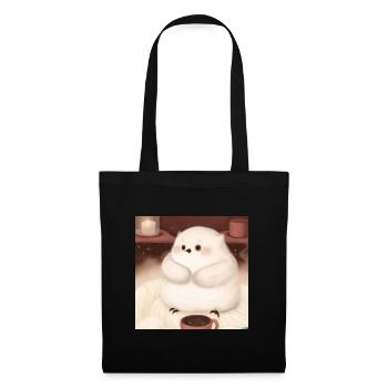Fluffy animal - Tote Bag - black - Front