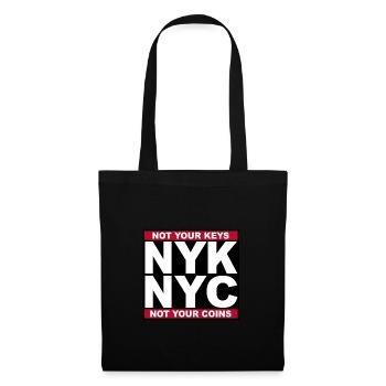 NYK NYC BG - Stoffbeutel - Schwarz - Vorne