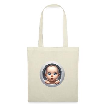 Bebe en approche - Sac en tissu - nature - Devant