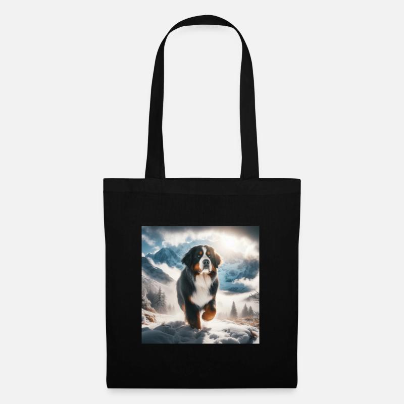 Berner Sennenhund - Stoffbeutel - Schwarz
