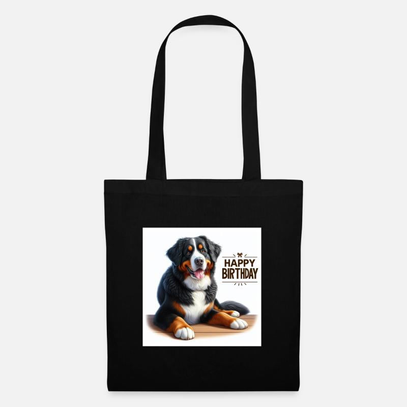 Berner Sennenhund - Stoffbeutel - Schwarz
