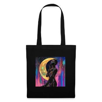 Gardienne de l'Univers Lunaire - Sac en tissu - noir - Devant