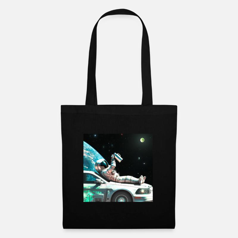 Astrononymus - Coffee To Go - Stoffbeutel - Schwarz