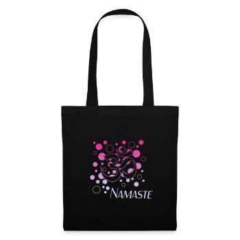Namaste Yoga - Stoffbeutel - Schwarz - Vorne
