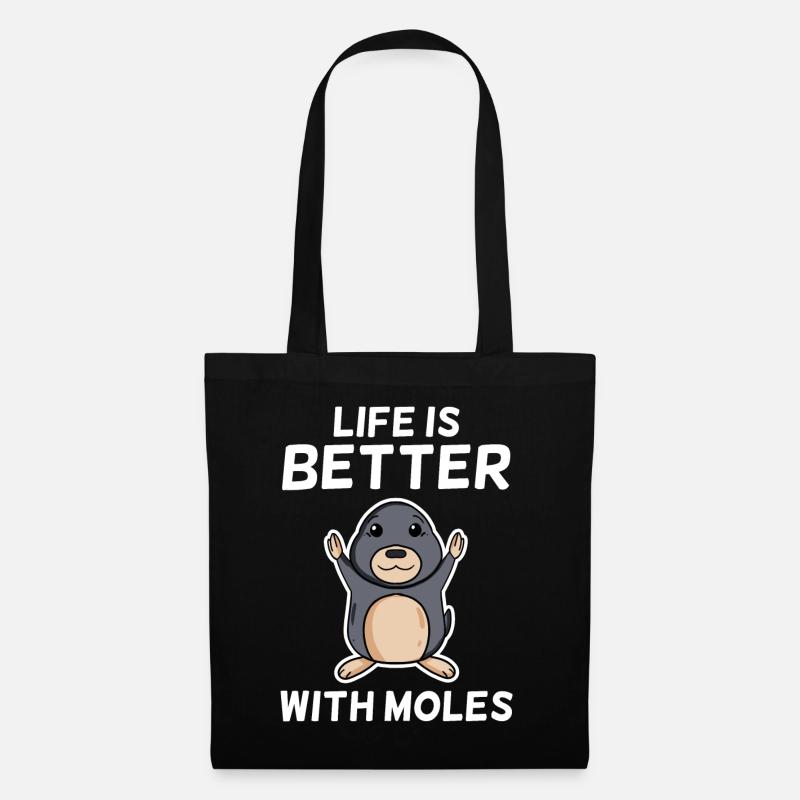 mole - Tote Bag - black