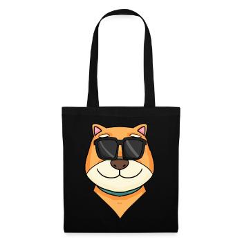 Shiba Inu dog cool - Tote Bag - black - Front