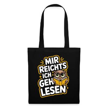Night Owl Owl Owl Bird - Tote Bag - black - Front