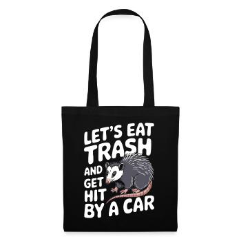 Opossum Possum Animal - Tote Bag - black - Front