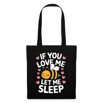 abeille abeille apicultrice abeille abeille - Sac en tissu - noir - Devant