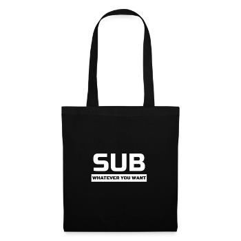 SUB Quoi que vous vouliez - Sac en tissu - noir - Devant