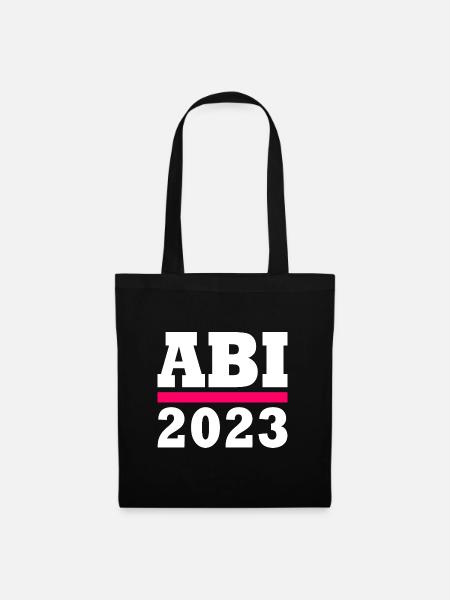 Abi 2023 - Stoffbeutel - Schwarz