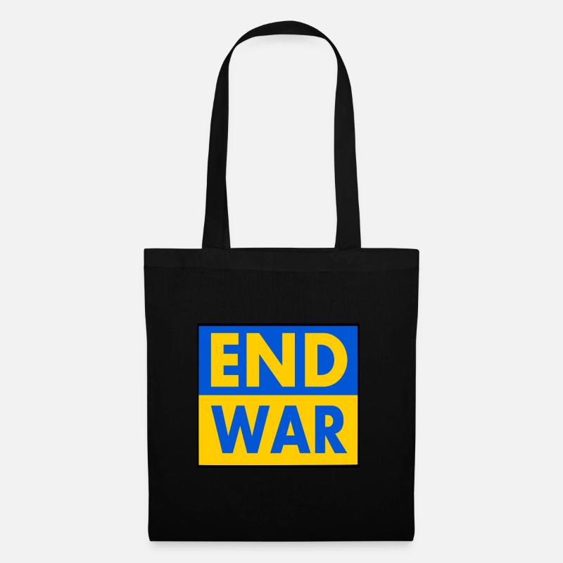 End war - Tote Bag - black