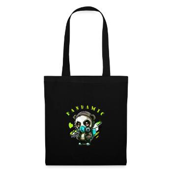 Panda-Pandamic Hunter - Stoffbeutel - Schwarz - Vorne