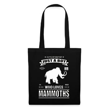 Juste un garçon qui aime la tenue Mammut - Sac en tissu - noir - Devant