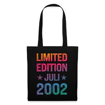 Fête d’anniversaire en édition limitée Vintage 2002 - Sac en tissu - noir - Devant