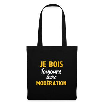 I Always Drink In Moderation - Tote Bag - black - Front