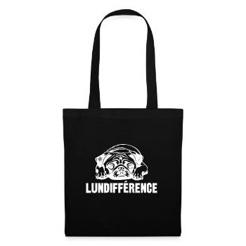 lundiférrence - Sac en tissu - noir - Devant