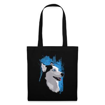 I Love Husky - Tote Bag - black - Front