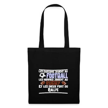 Les dieux Rallye cadeau - Sac en tissu - noir - Devant