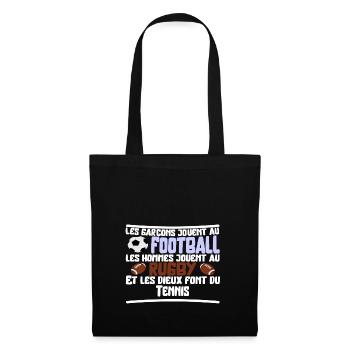 Les dieux Tennis cadeau - Sac en tissu - noir - Devant