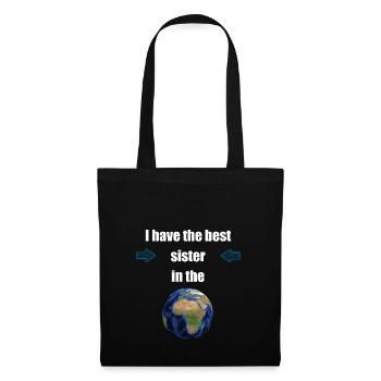 I have the best sister in the world! - Tote Bag - black - Front