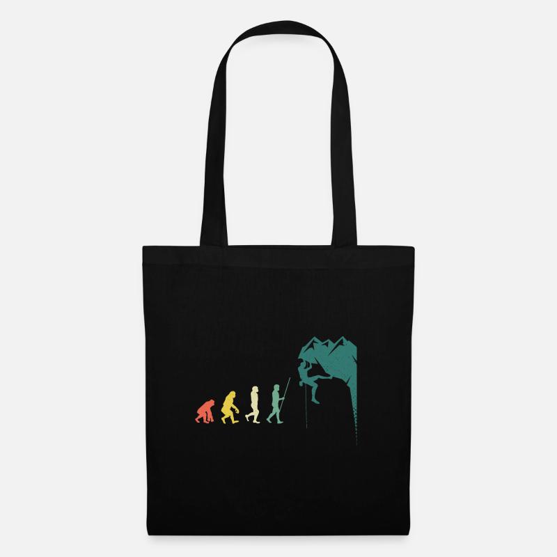 Boulderer Evolution Climbing Wall - Tote Bag - black