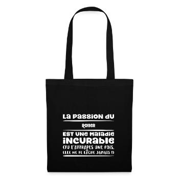 La maladie du Roller cadeau - Sac en tissu - noir - Devant