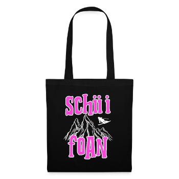 Skiing Skier - Tote Bag - black - Front