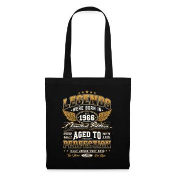 1966 Vintage Born Legends Cadeau d’anniversaire - Sac en tissu - noir - Devant
